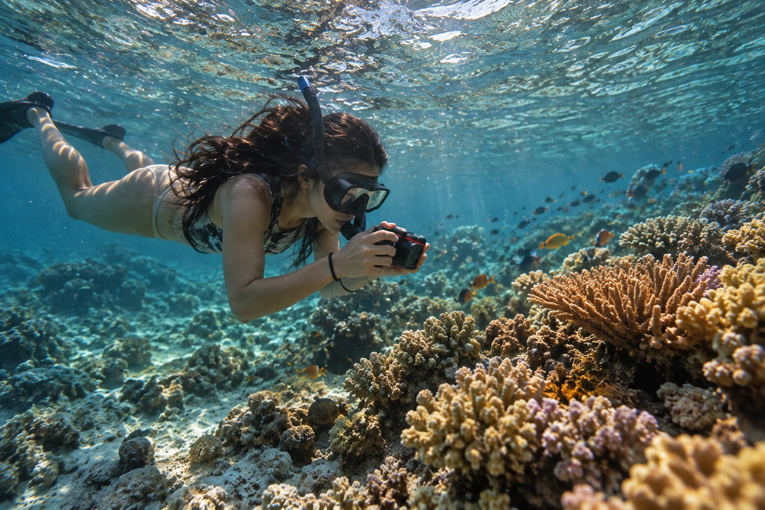 A diver’s photograph